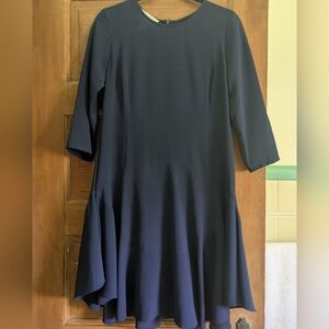 Donna Morgan Classic Navy Chiffon Dress